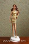 Mattel - Barbie - #The Barbie Look - City Shine - Gold - Doll